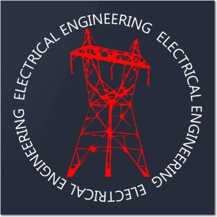 electrical engineering, electrician engineer electricity Posters and Art